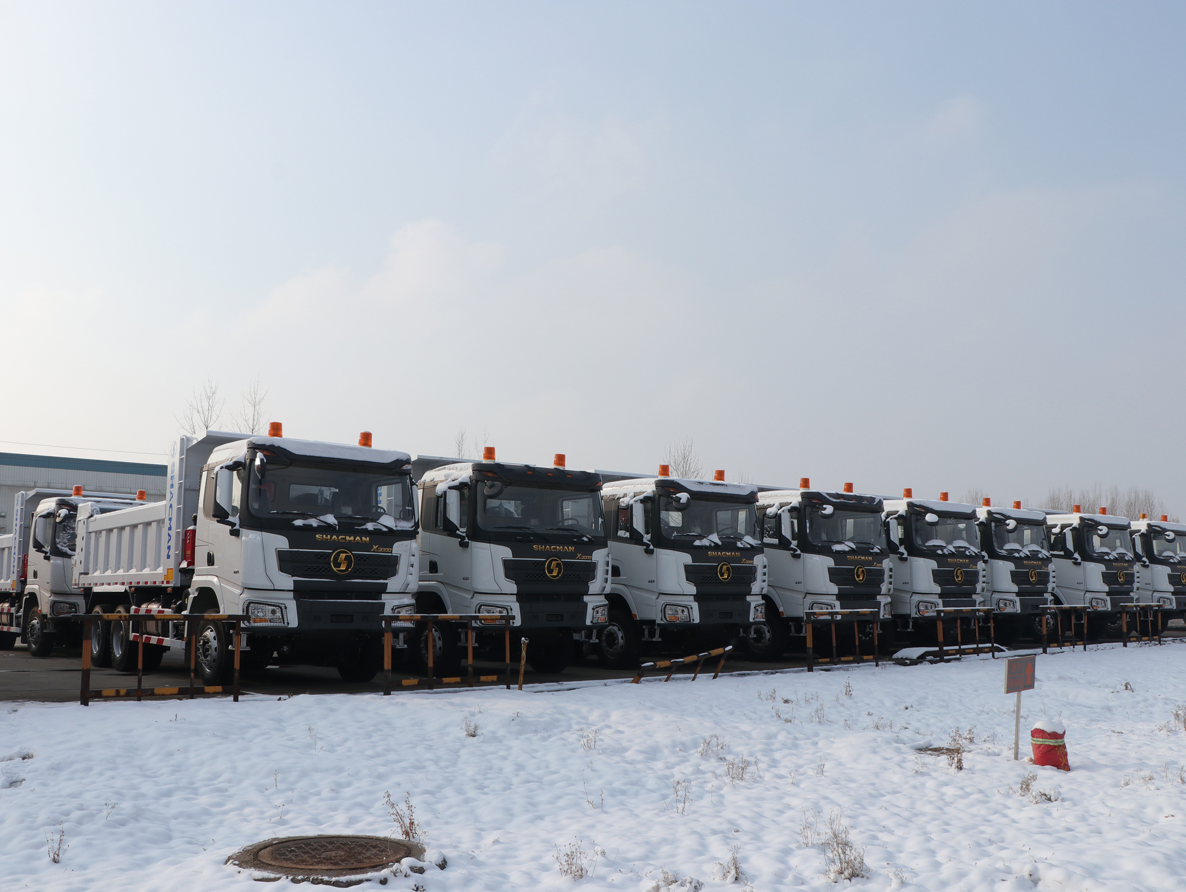 The model X3000 dump truck requested by the Kyrgyzstan client